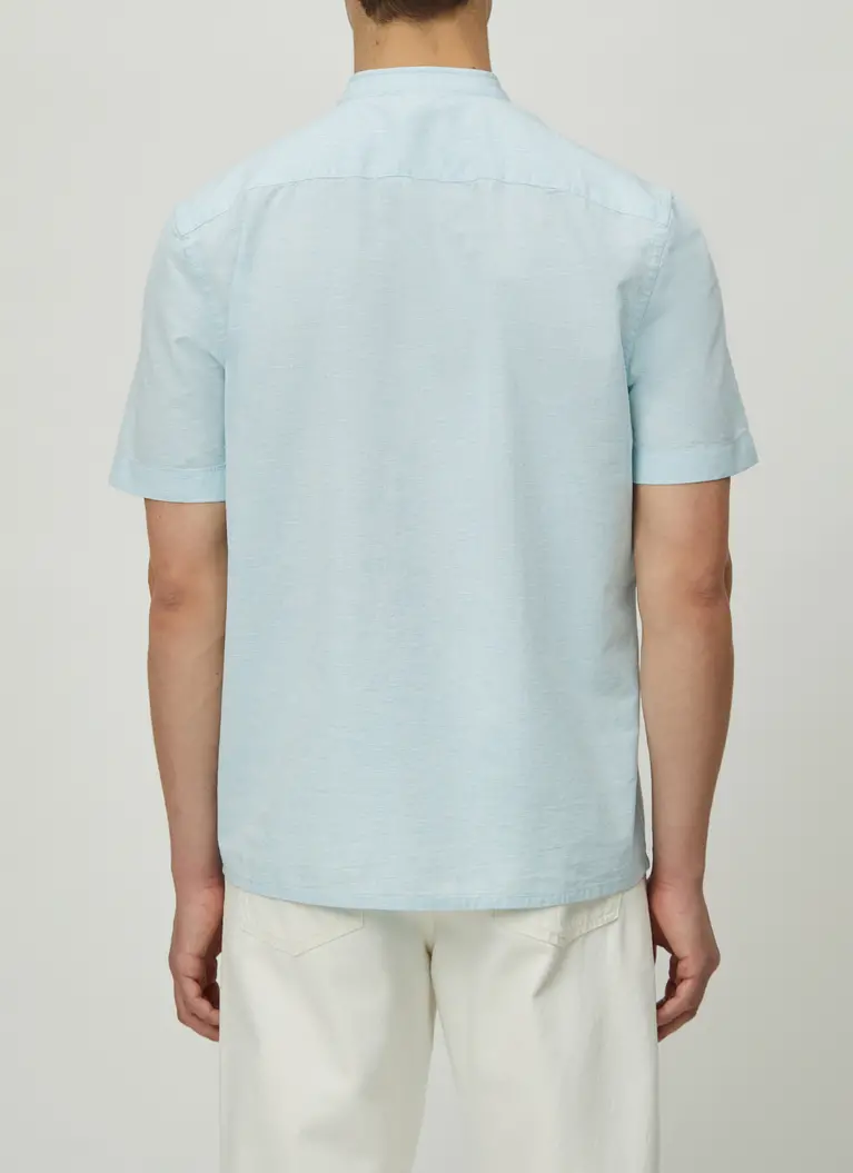 Maerz Muenchen KurzarmhemdBaumwoll-LeinenmischungArt. Nr. 726400-816