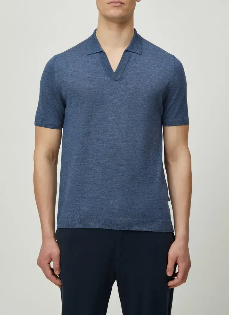 Maerz Muenchen Kurzarmpullover100% MerinowolleArt. Nr. 403700-382