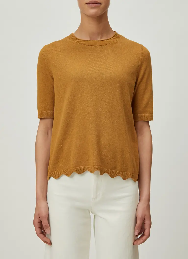 Maerz Muenchen KurzarmpulloverBaumwoll-Leinen-MixArt. Nr. 359200-144