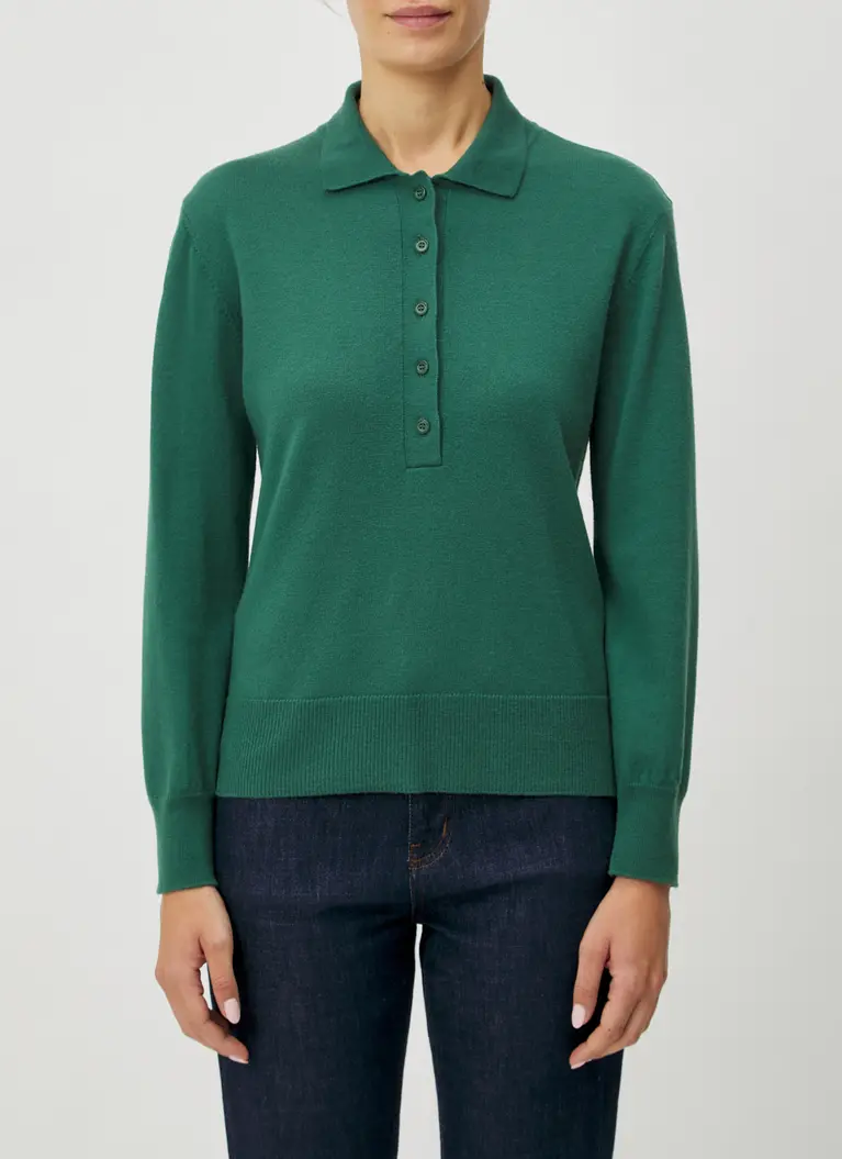 Maerz Muenchen Polokragen Pullover100% MerinowolleArt. Nr. 367600-285