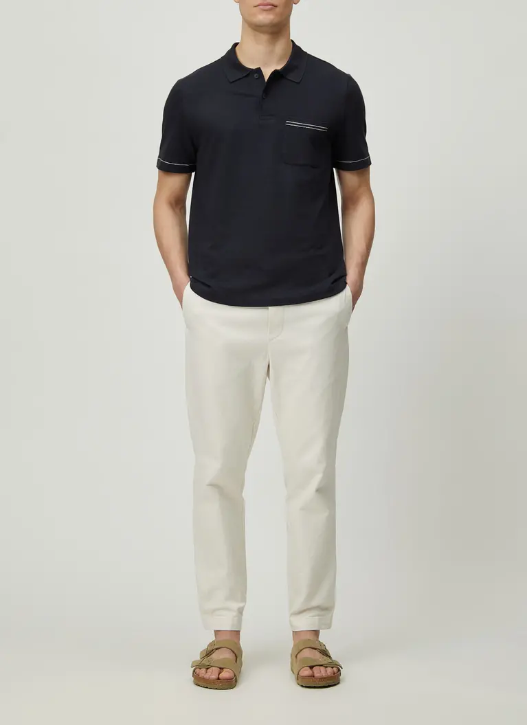 Maerz Muenchen PoloshirtBaumwoll-Leinen-MixArt. Nr. 661400-399