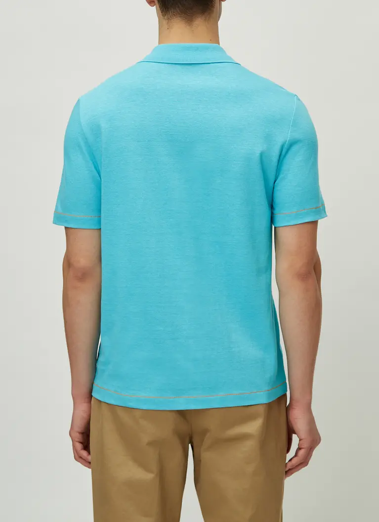 Maerz Muenchen PoloshirtBaumwoll-Leinen-MixArt. Nr. 661400-816