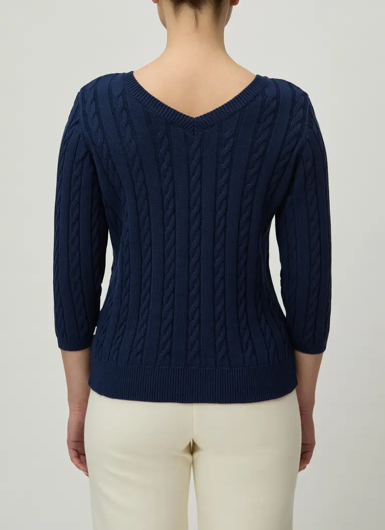 Maerz Muenchen Rundhalspullover100% BaumwolleArt. Nr. 341800-358