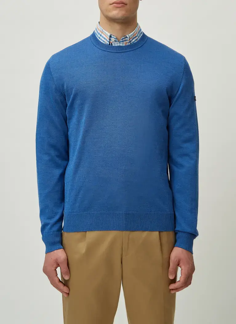 Maerz Muenchen Rundhalspullover100% MerinowolleArt. Nr. 490500-355