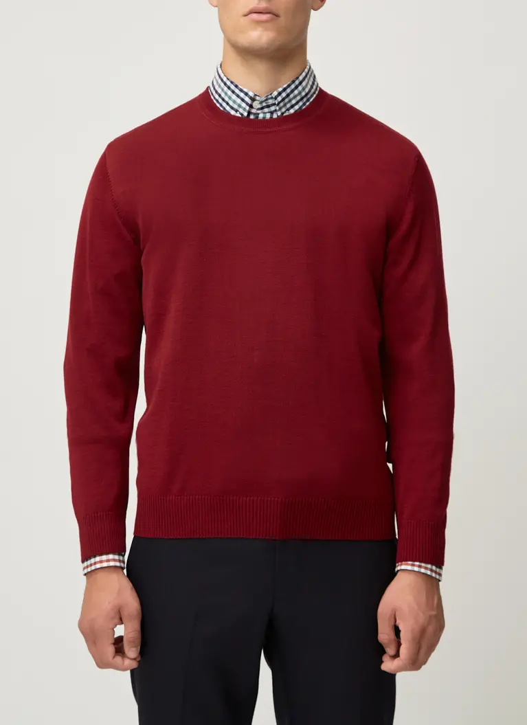 Maerz Muenchen Rundhalspullover100% MerinowolleArt. Nr. 490500-495