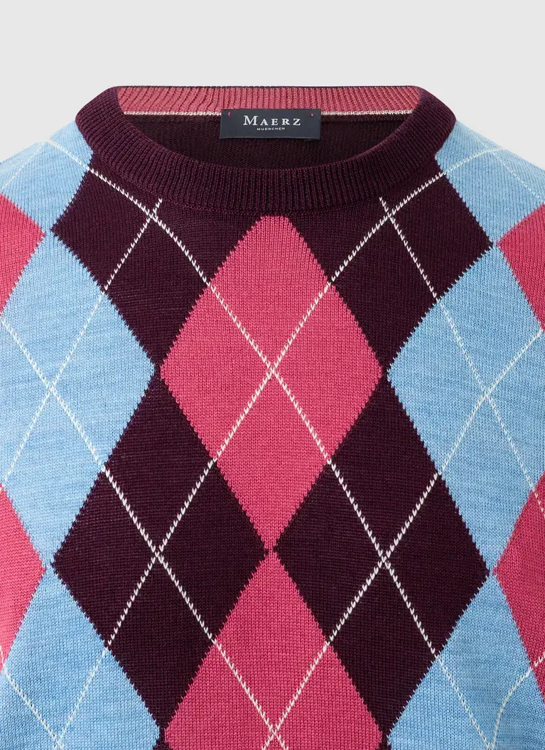 Maerz Muenchen Rundhalspullover100% MerinowolleArt. Nr. 493901-488