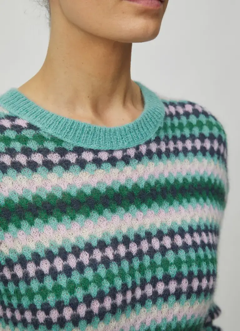 Maerz Muenchen RundhalspulloverAlpaka-Mohair-MixArt. Nr. 331101-828