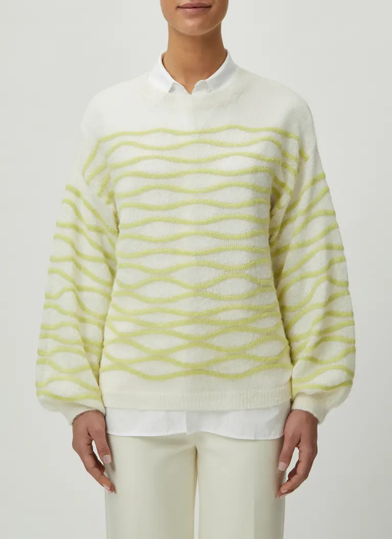 Maerz Muenchen RundhalspulloverAlpaka-Mohair-MixArt. Nr. 348101-139