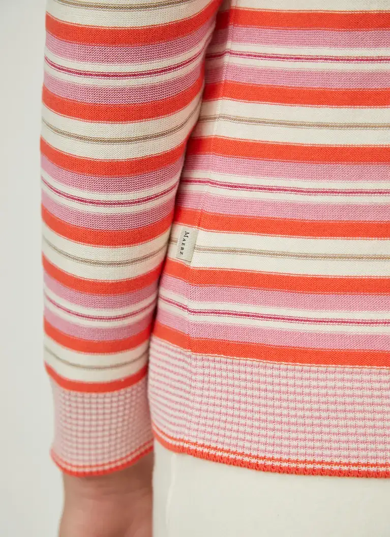 Maerz Muenchen RundhalspulloverBaumwoll-Viskose-MischungArt. Nr. 350801-139