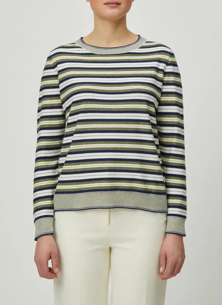 Maerz Muenchen RundhalspulloverBaumwoll-Viskose-MischungArt. Nr. 350801-358