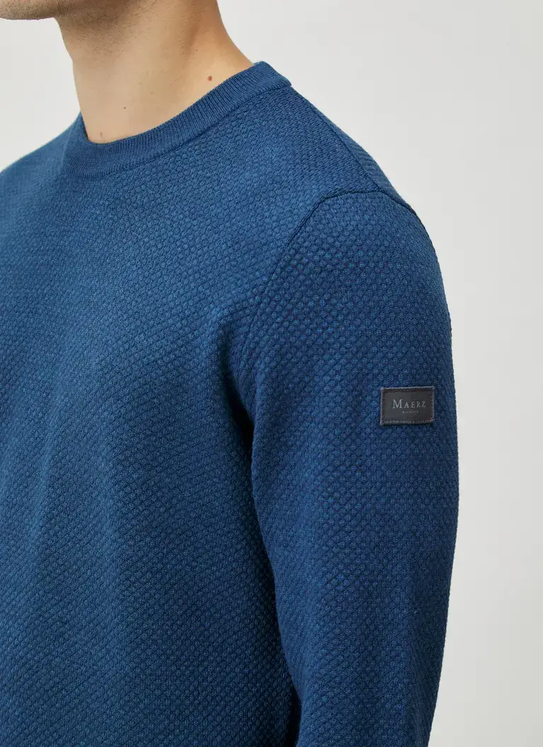 Maerz Muenchen RundhalspulloverBaumwollmischungArt. Nr. 450701-380