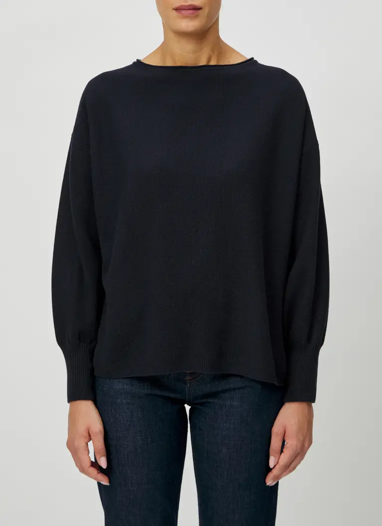 Maerz Muenchen RundhalspulloverMerino-Baumwoll-MixArt. Nr. 368500-399