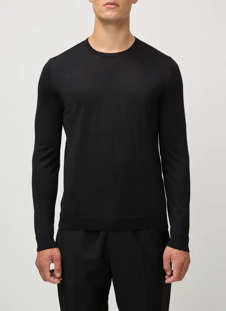 Maerz Muenchen RundhalspulloverMerino-Seide-CashmereArt. Nr. 426300-595