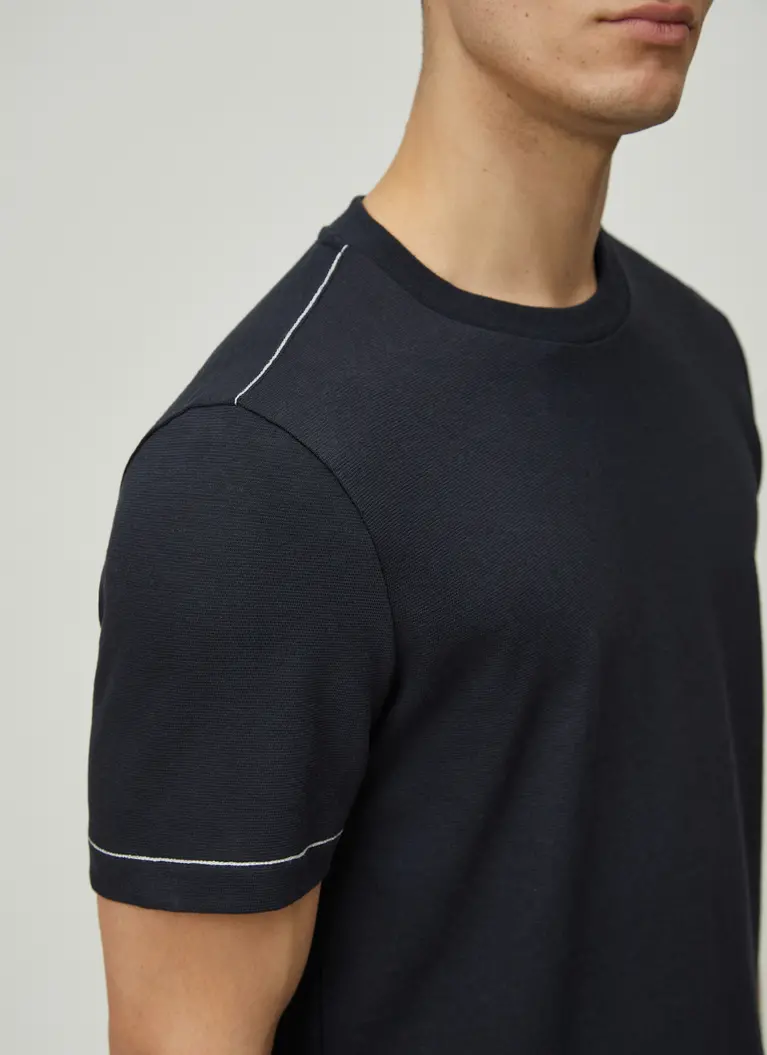 Maerz Muenchen RundhalsshirtBaumwoll-Leinen-MixArt. Nr. 661500-399