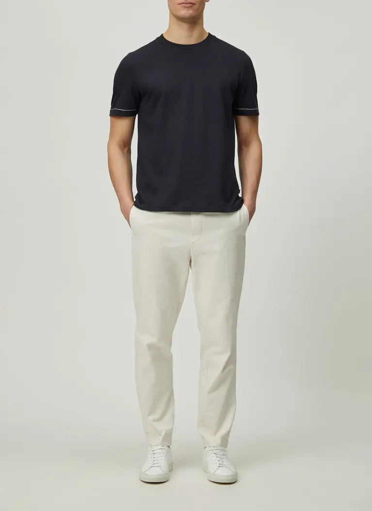 Maerz Muenchen RundhalsshirtBaumwoll-Leinen-MixArt. Nr. 661500-399