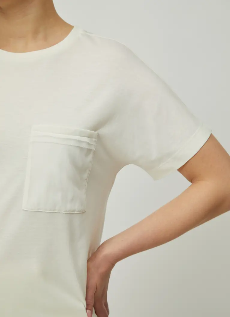 Maerz Muenchen RundhalsshirtBaumwoll-Modal-MischungArt. Nr. 125300-505