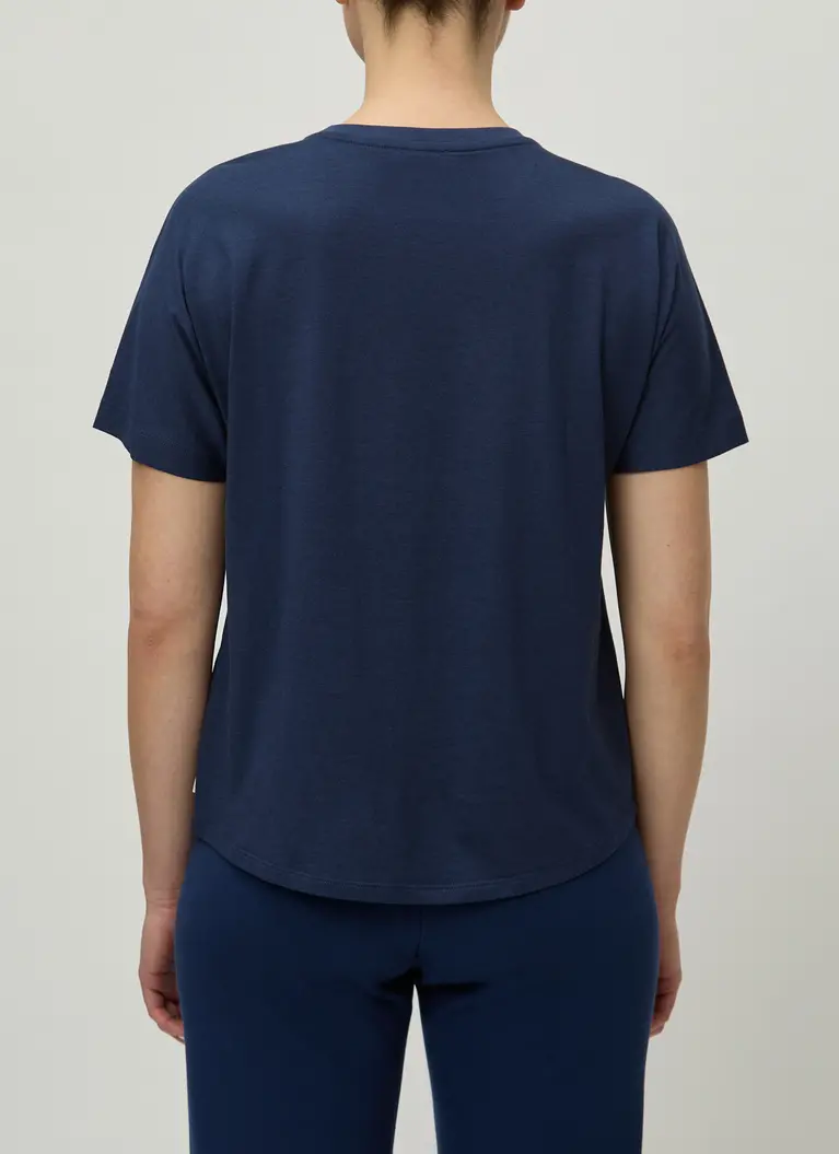 Maerz Muenchen RundhalsshirtBaumwoll-Modal-MischungArt. Nr. 125300-358