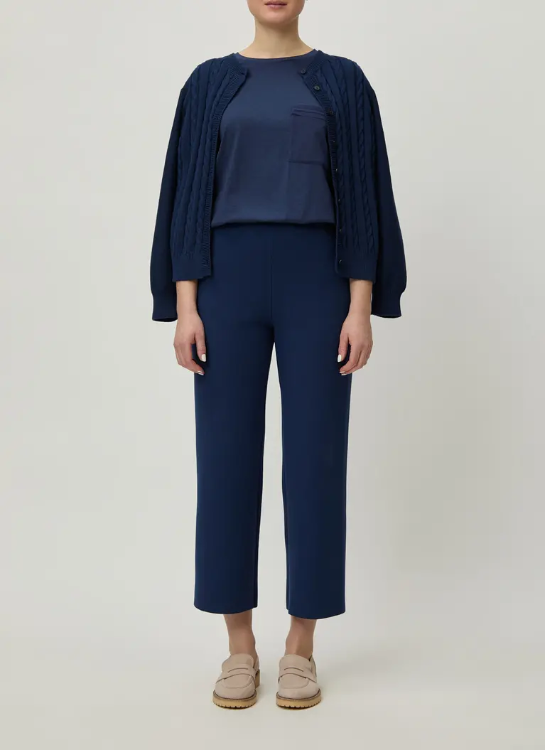 Maerz Muenchen RundhalsshirtBaumwoll-Modal-MischungArt. Nr. 125300-358