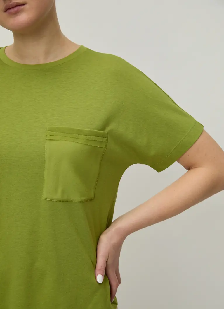 Maerz Muenchen RundhalsshirtBaumwoll-Modal-MischungArt. Nr. 125300-282