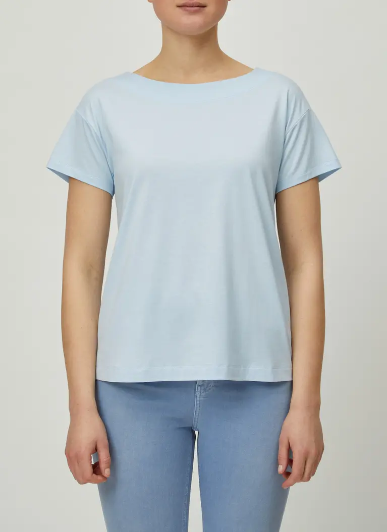 Maerz Muenchen RundhalsshirtBaumwoll-Modal-MischungArt. Nr. 129000-340