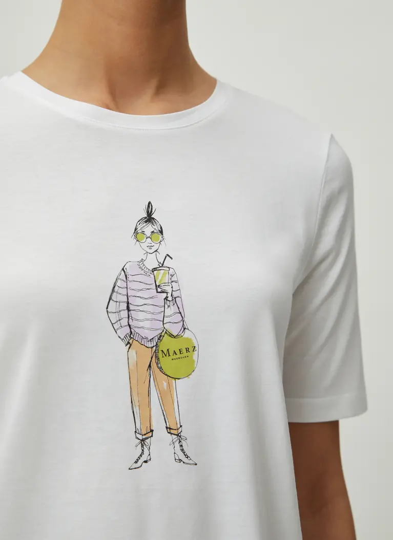 Maerz Muenchen RundhalsshirtBaumwollmischungArt. Nr. 176801-733