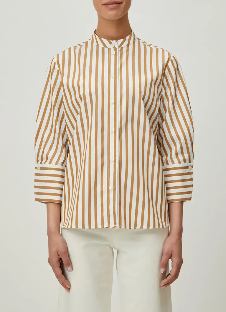 Maerz Muenchen Stehkragen-Bluse100% BaumwolleArt. Nr. 118401-144