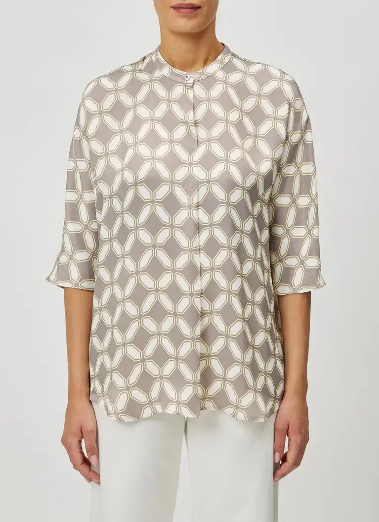 Maerz Muenchen Stehkragen-Bluse100% ViskoseArt. Nr. 153201-528