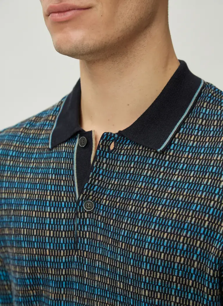 Maerz Muenchen Strick-Poloshirt100% MerinowolleArt. Nr. 408001-399