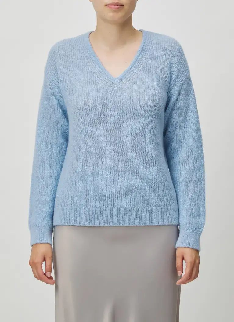 Maerz Muenchen V-Ausschnitt PulloverAlpaka-Mohair-MixArt. Nr. 386400-318