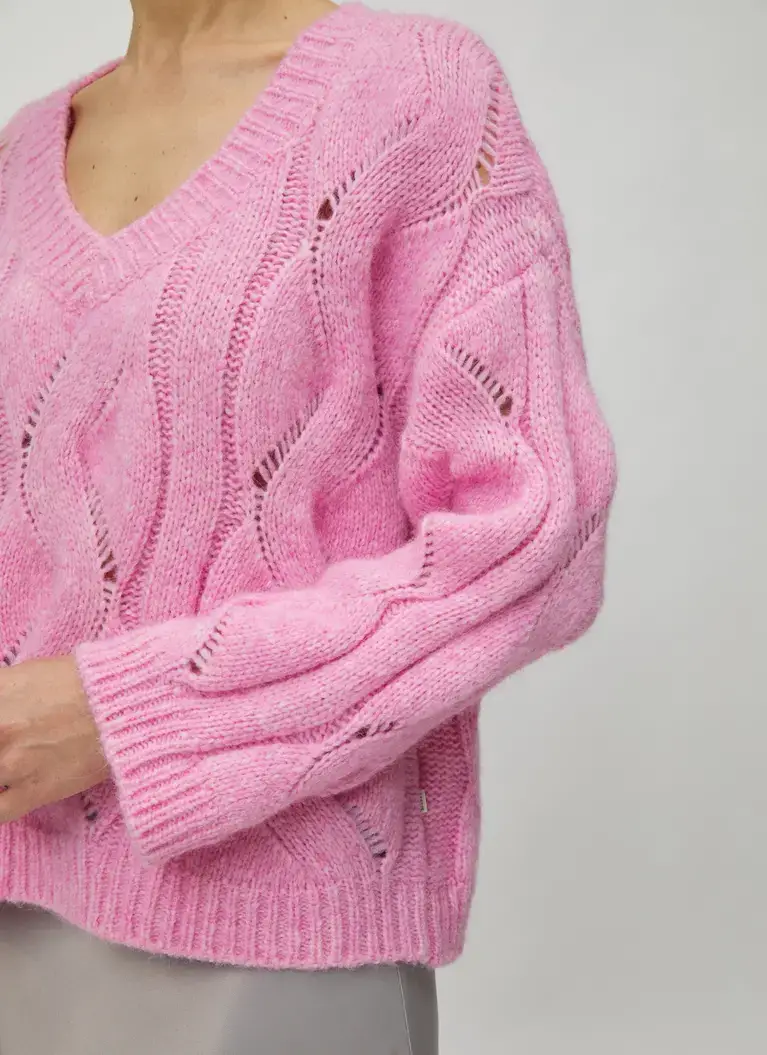 Maerz Muenchen V-AusschnittPullover Alpaka-Woll MischungArt. Nr. 392500-702