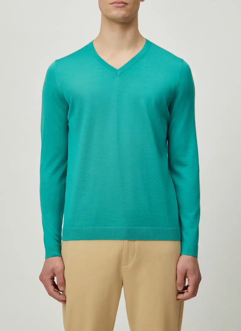 Maerz Muenchen V-Pullover100% MerinowolleArt. Nr. 403800-216