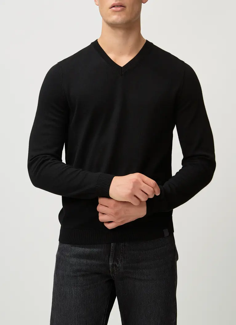Maerz Muenchen V-Pullover100% MerinowolleArt. Nr. 420400-595