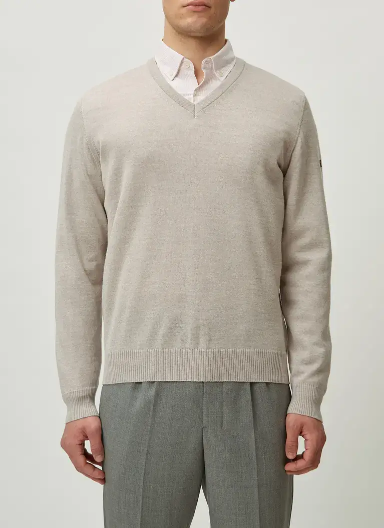 Maerz Muenchen V-Pullover100% MerinowolleArt. Nr. 490400-148