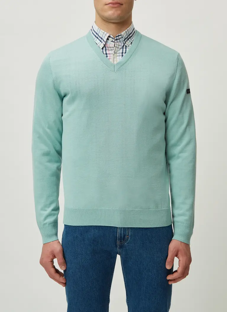 Maerz Muenchen V-Pullover100% MerinowolleArt. Nr. 490400-206