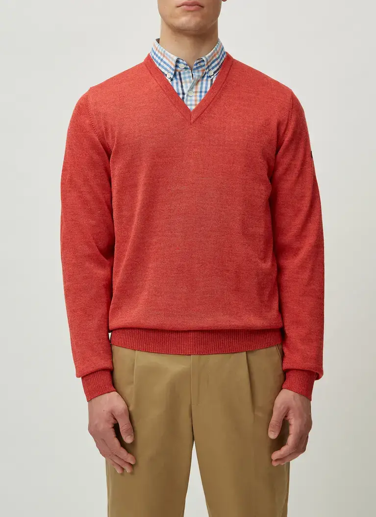 Maerz Muenchen V-Pullover100% MerinowolleArt. Nr. 490400-421