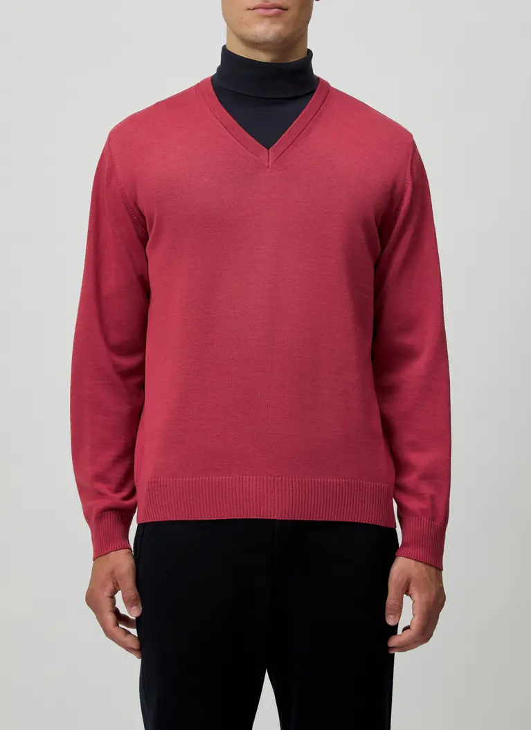 Maerz Muenchen V-Pullover100% MerinowolleArt. Nr. 490400-452