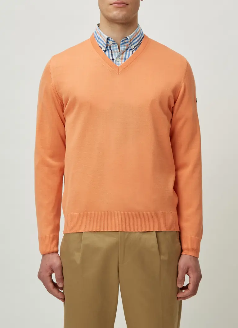 Maerz Muenchen V-Pullover100% MerinowolleArt. Nr. 490400-642