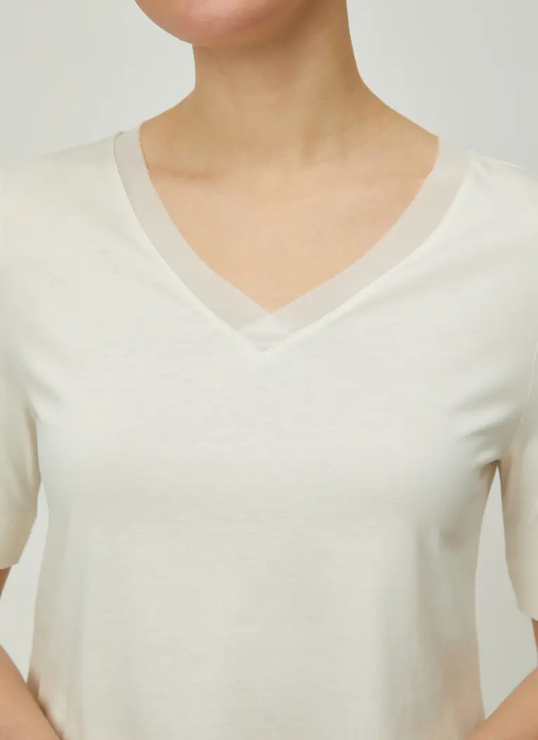 Maerz Muenchen V-ShirtBaumwoll-Modal-MischungArt. Nr. 120500-505