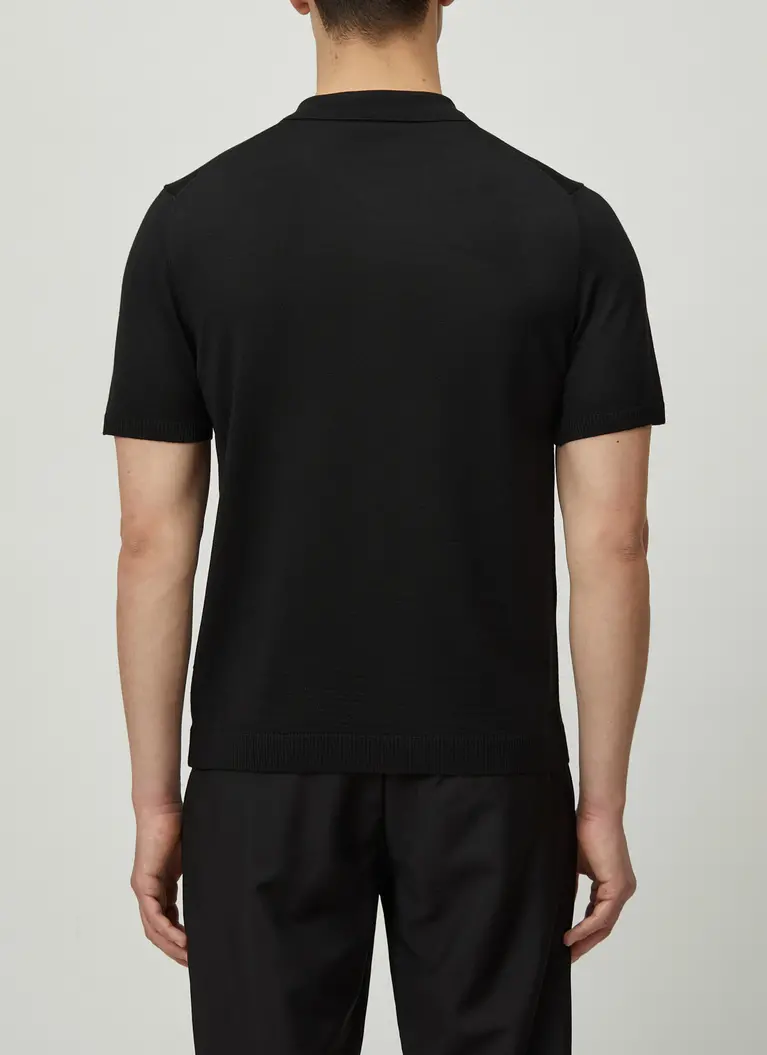 Maerz Muenchen Zipper Polohemd100% MerinowolleArt. Nr. 406400-595