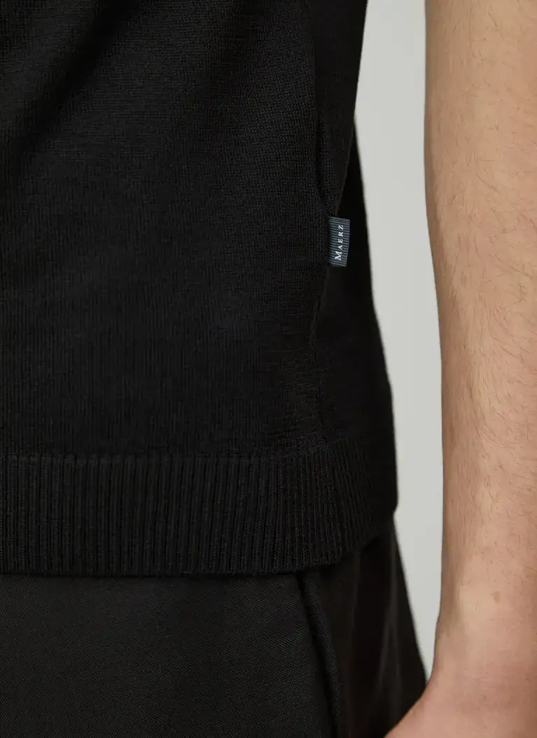 Maerz Muenchen Zipper Polohemd100% MerinowolleArt. Nr. 406400-595