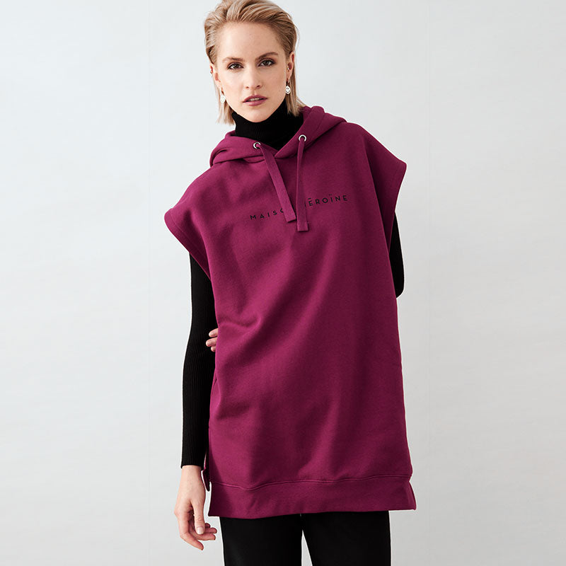 Maison Héroïne HĒROÏNE OVERSIZED HOODIE VEST