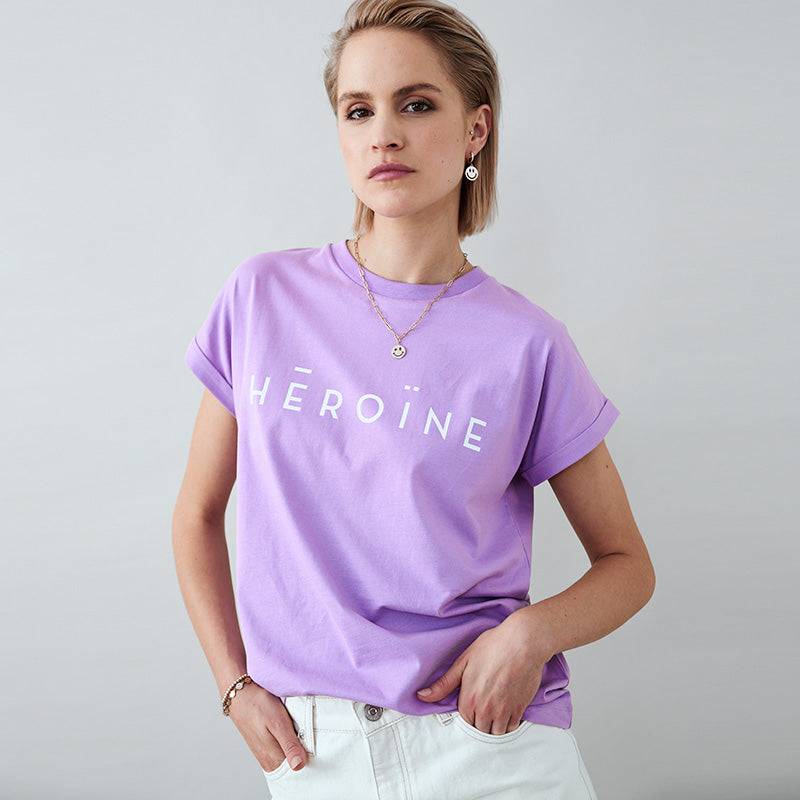 Maison Héroïne HĒROÏNE T-SHIRT ORCHID