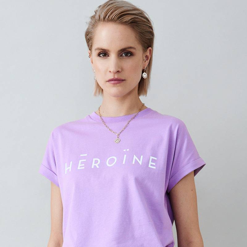 Maison Héroïne HĒROÏNE T-SHIRT ORCHID