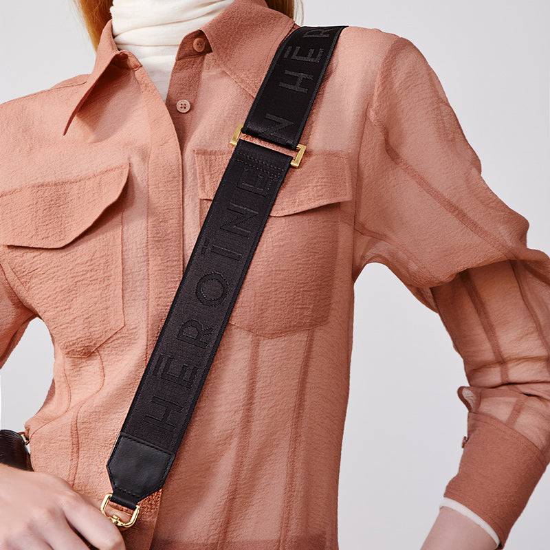 Maison Héroïne LOGO SHOULDER STRAP