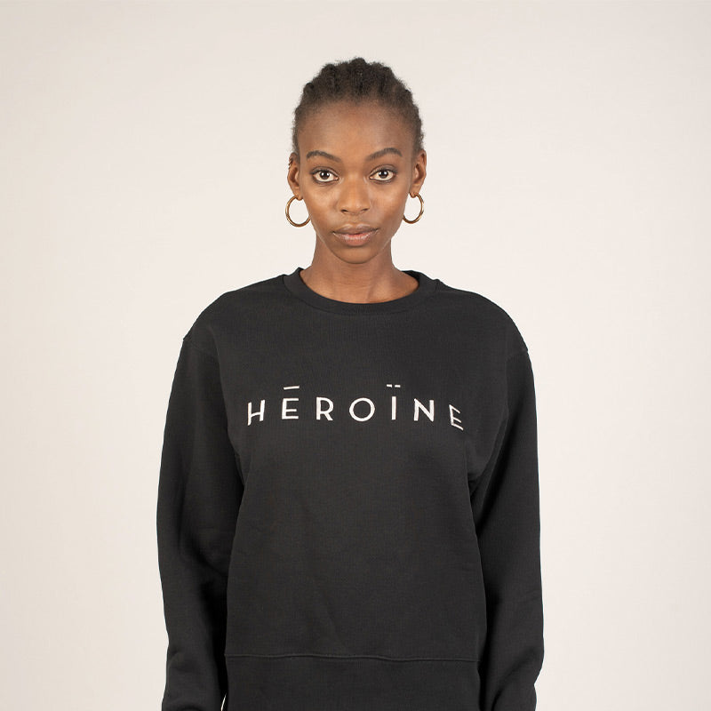 Maison Héroïne SWEATER BLACK