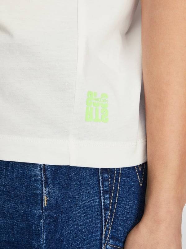 Marc Cain Baumwoll-T-Shirt "Rethink Together"