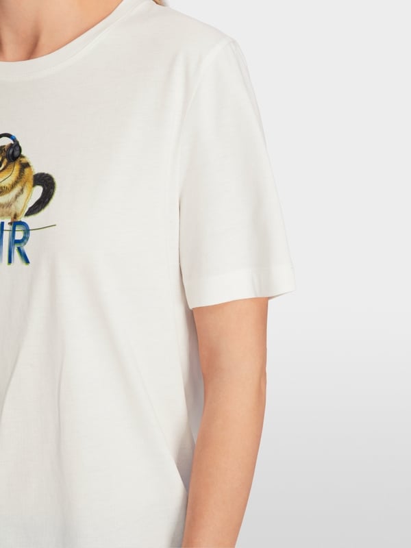 Marc Cain Baumwoll-T-Shirt "Rethink Together"