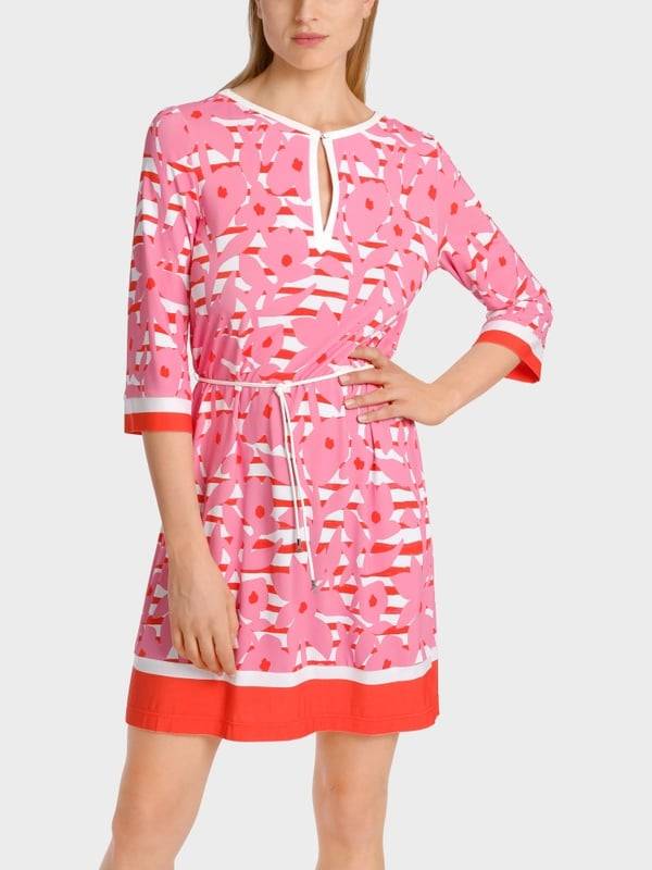 Marc Cain Bedrucktes Kleid In Tunikaform