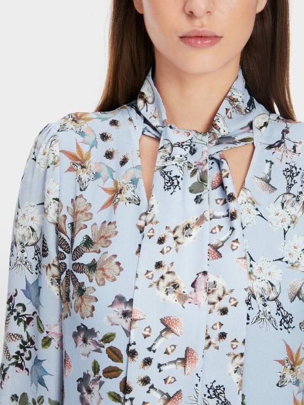 Marc Cain Bedrucktes Kleid In Viskose-Crêpe