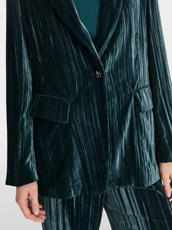 Marc Cain Blazer Im Crash-Samt